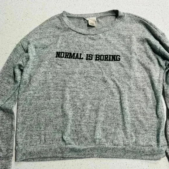 Normal is boring sweater size M - Picture 4 of 5